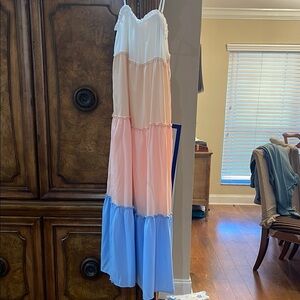 Colorblock Maxi Dress